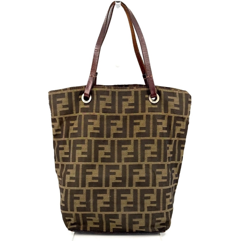 Fendi Black and Brown Tote Bag